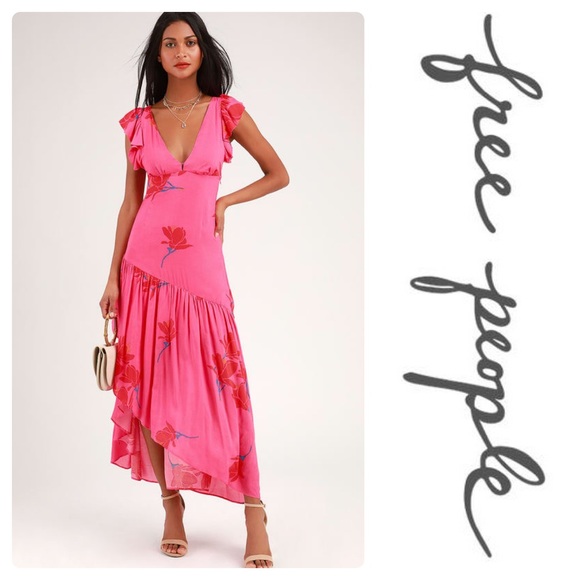 Free People Dresses & Skirts - New FP She's A Waterfall Floral-print Maxi Dress